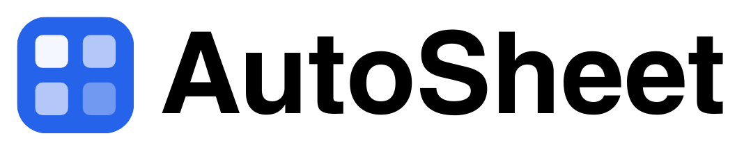 AutoSheet